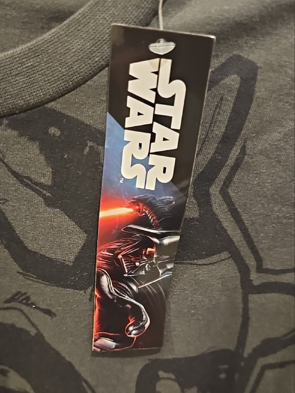 Star Wars Men’s Black Graphic Tee - Darth Maul Face Print - Picture 3 of 4